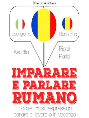 cover image of Imparare e parlare Rumeno